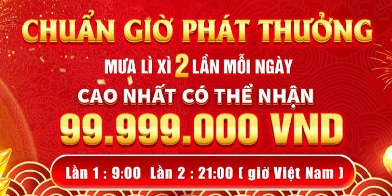 Tham gia giờ vàng để giật lì xì liền tay